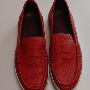 Rag & Bone RED LEATHER LOAFERS